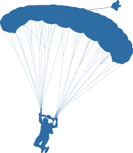 Sky diving image